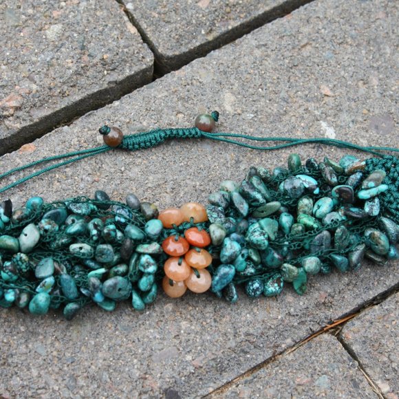 Semi-Precious Stone Bracelet - Picture 1 of 2